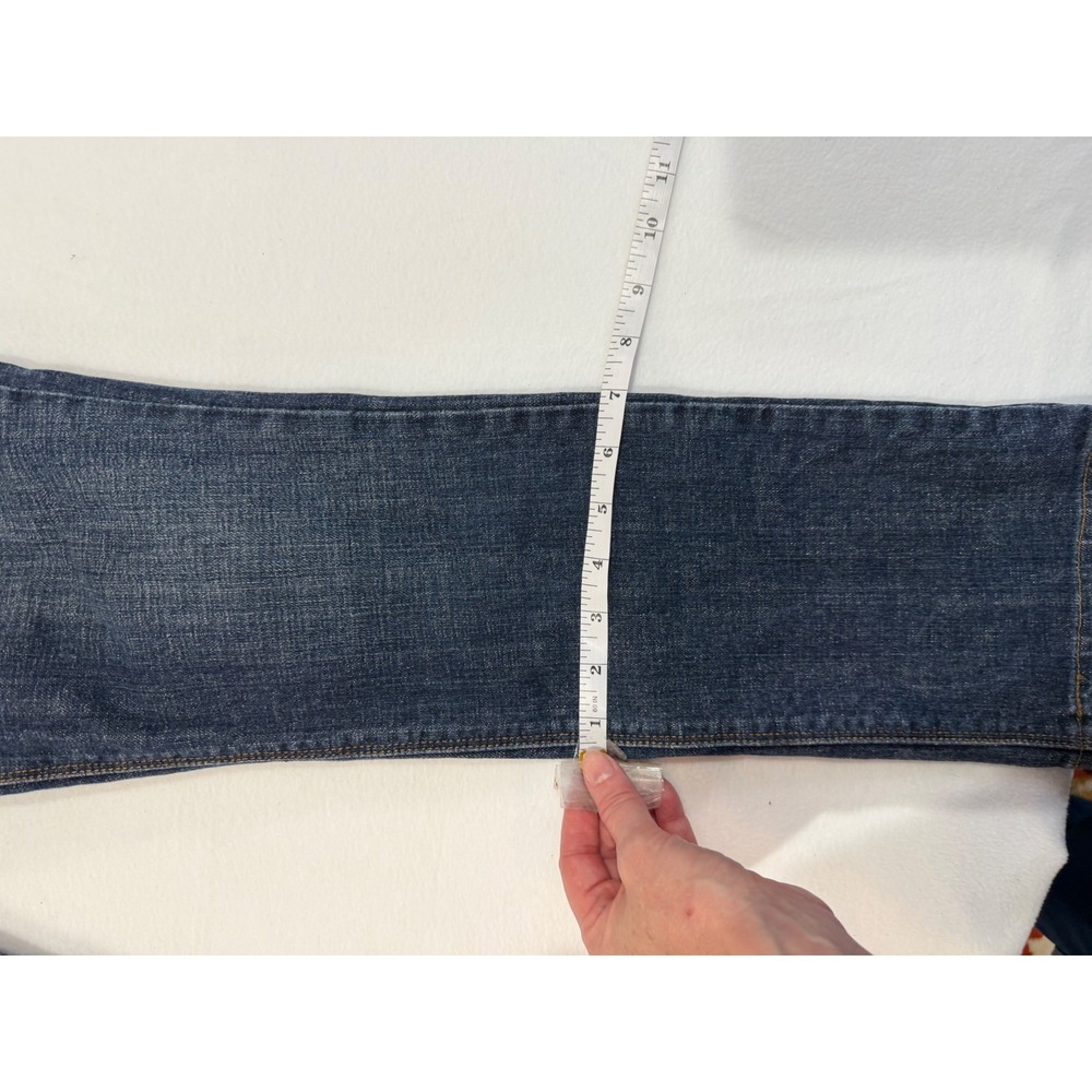 Levis 525 Straight Leg Jeans Women 29 Dark Wash Blue Perfect Waist Classic Denim - Picture 9 of 11